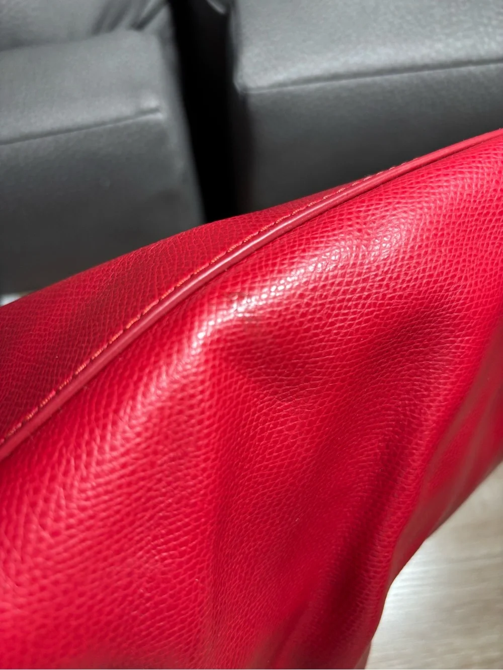 Coach Scarlet Crossgrain Leather Turnlock Tote